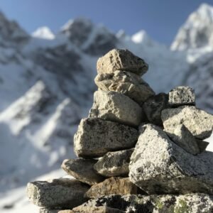 Manaslu stone piling