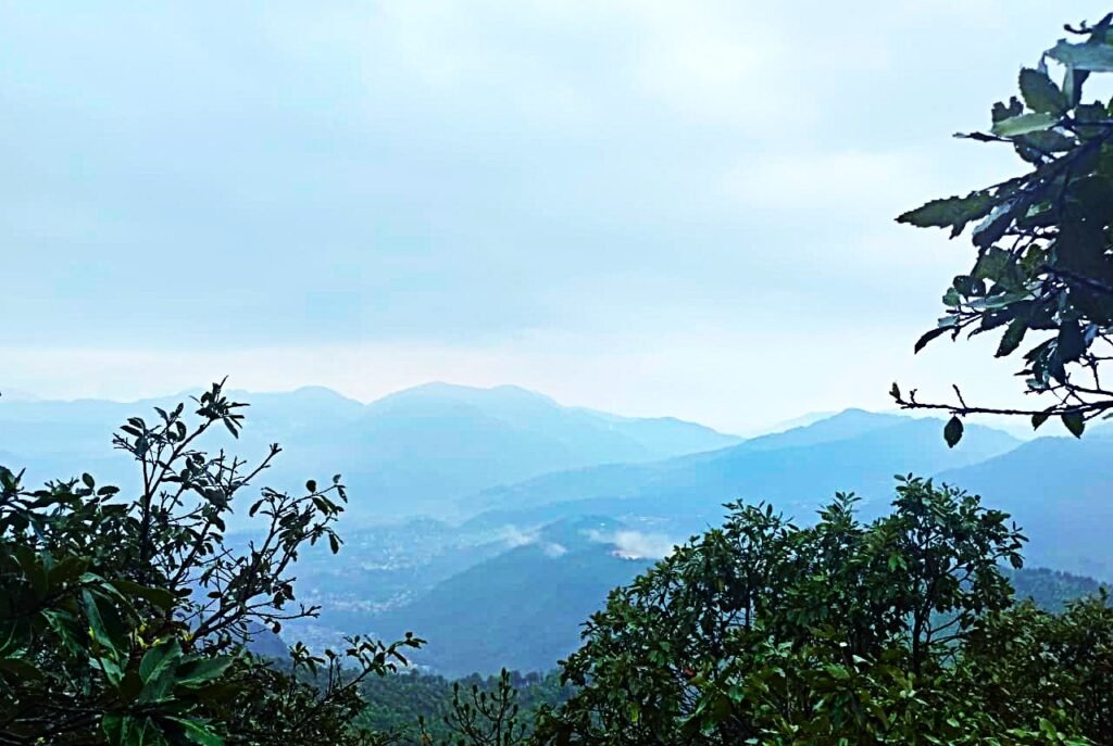 Surrounding views from champadevi hill hiking