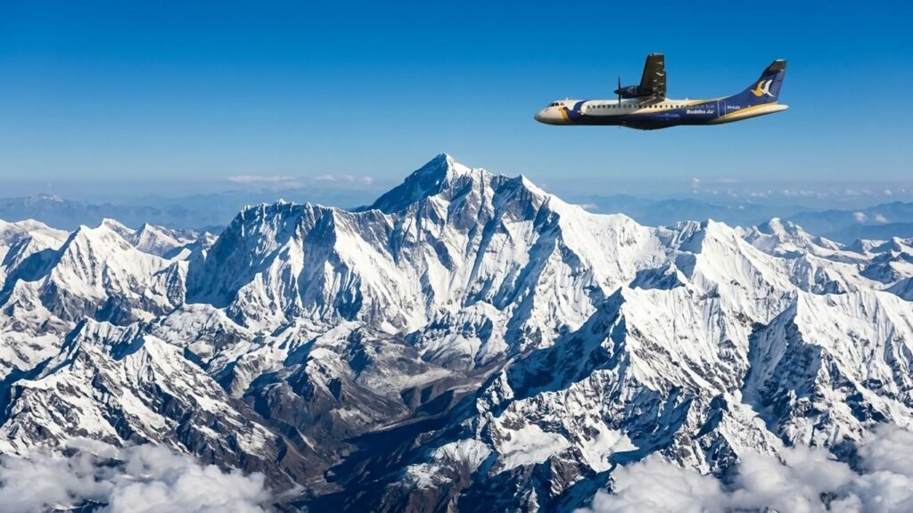One hour scenic Everest Mountain flight