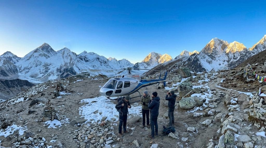 is ebc trek with helicopter return worth it? here is the answer!