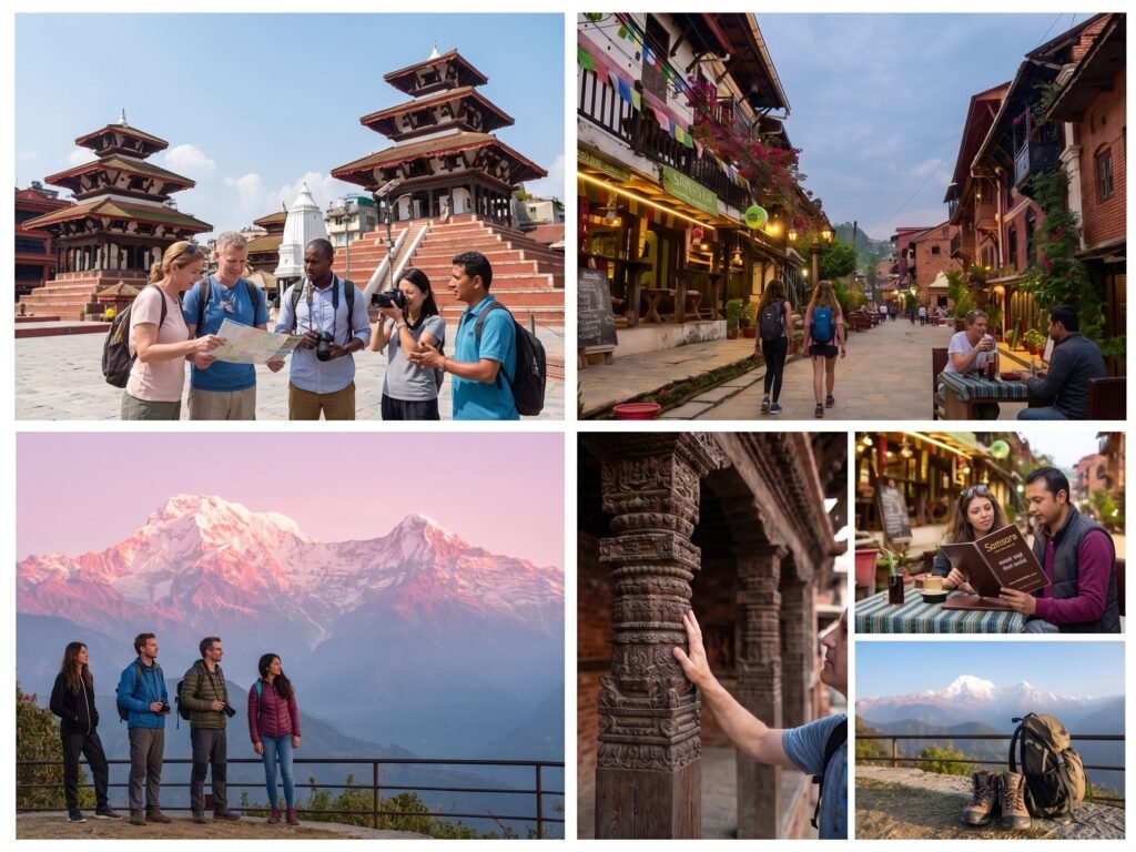 locations included in trip for Nepal for seniors